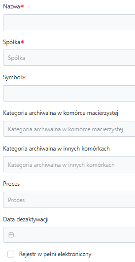 Przykład konfiguracji rejestru