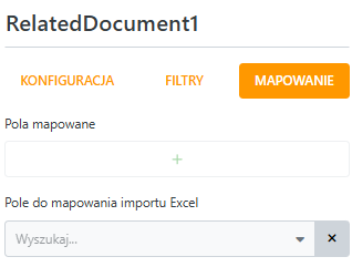 Przykładowa filtry pola mapowanie