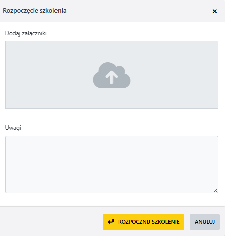 Przykładowy formularz Uwagi - niewymagane