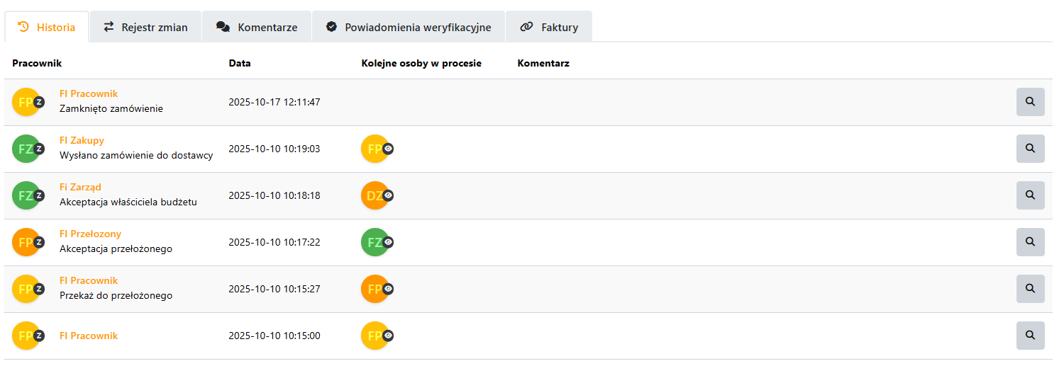 =1486x517 Przykład użycia zakładek na szczegółach dokumentu