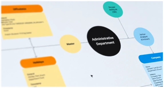 Schemat blokowy i mapa procesów przedstawiająca wybór systemu workflow dla firmy